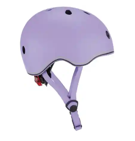 Casco Infantil Globber Go Up Lights Lavender