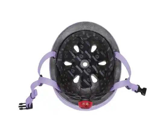 Casco Infantil Globber Go Up Lights Lavender