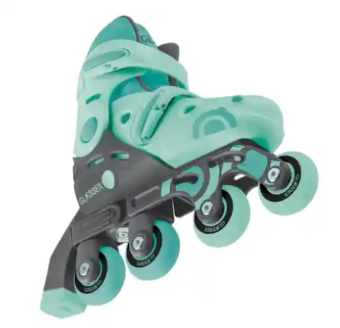Patines En Línea Infantiles 2 En 1 Globber Verde (talla 30-33)