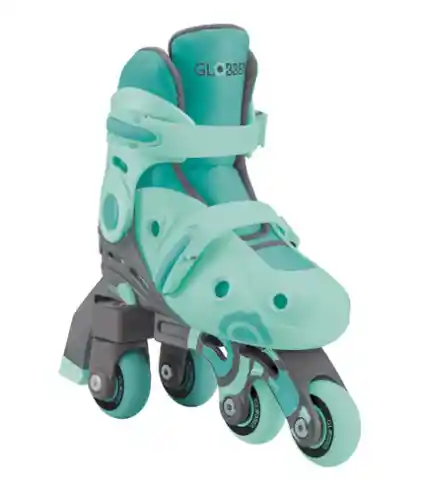 Patines En Línea Infantiles 2 En 1 Globber Verde (talla 30-33)