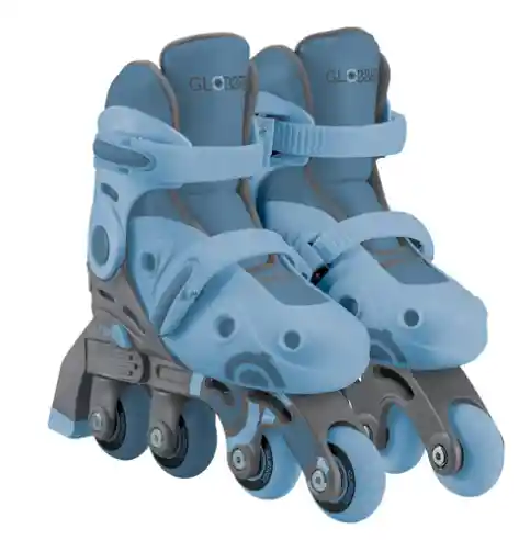 Patines En Línea Infantiles 2 En 1 Globber Azul (talla 30-33)
