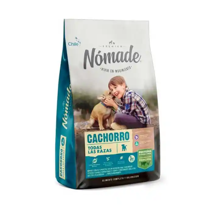 Alimento Perro Nomade Cachorro Todas Las Razas 10kg