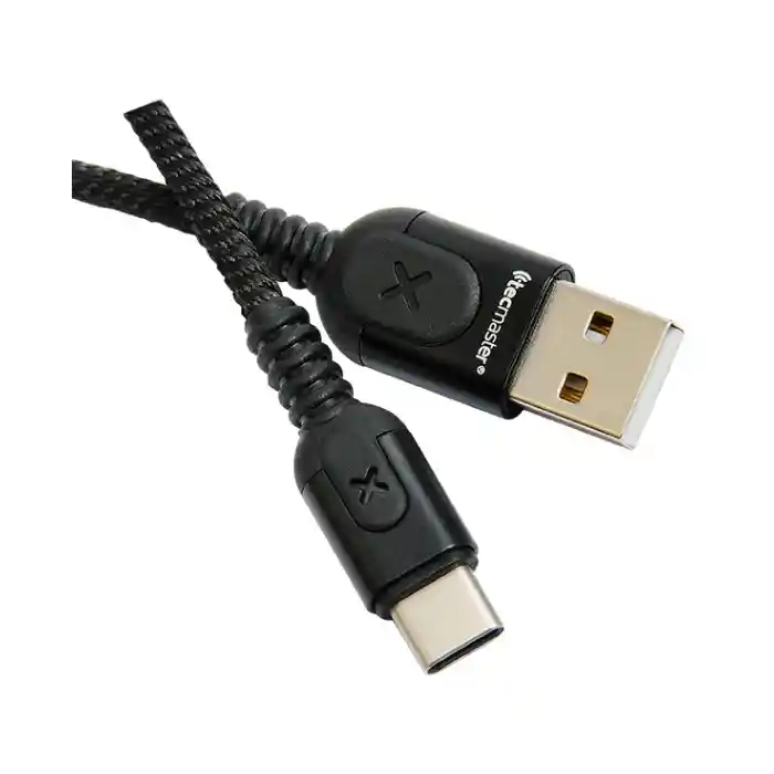 Cable Usb Tipo C 1.2m Led Rgb Tecmaster