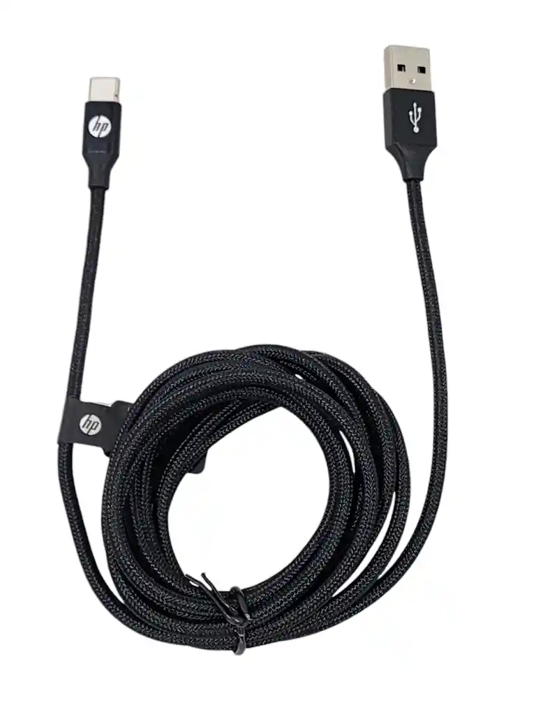Cable Hp Usb Tipo-c 2mt Negro Dhc-tc102-2m