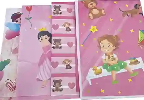 Pliego De Papel De Regalo, Diseños Variados Niña 90x70