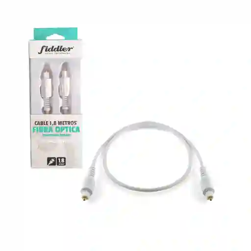 Cable Óptico Audio Digital Toslink 1.8mts Fiddler