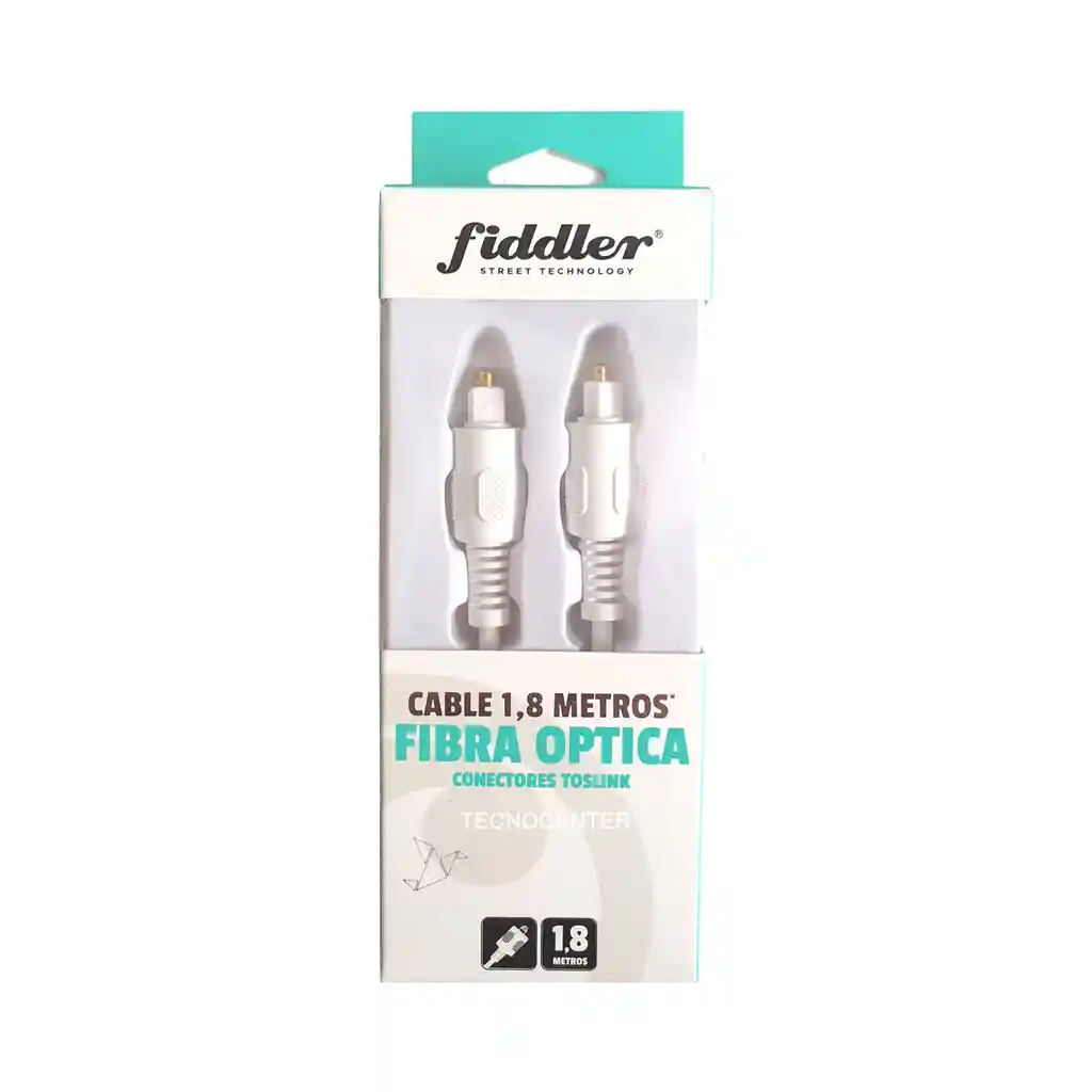 Cable Óptico Audio Digital Toslink 1.8mts Fiddler