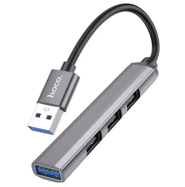 Adaptador Hub Usb 3.0 A Usb 4 En 1 Hoco Hb26