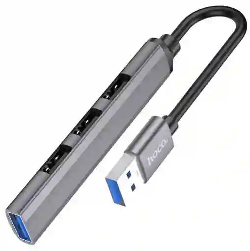 Adaptador Hub Usb 3.0 A Usb 4 En 1 Hoco Hb26