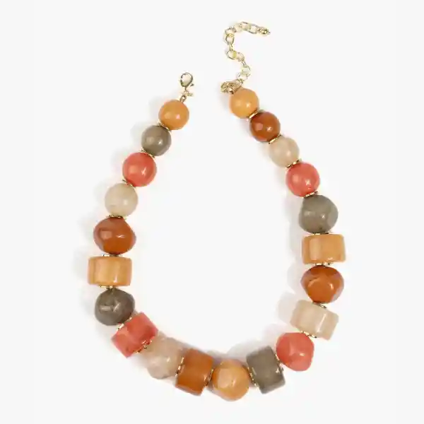 Collar Piedras Irregulares Verde