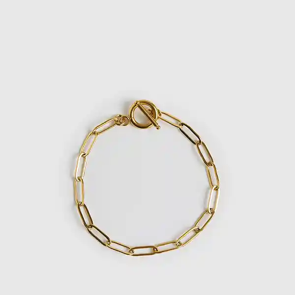 Pulsera Acero Inoxidable Eslabones Dorado
