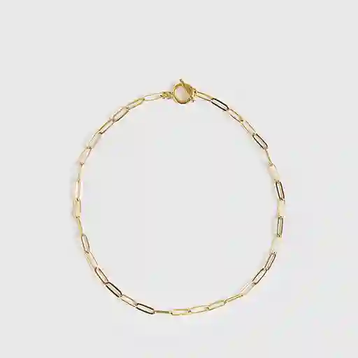 Collar Acero Inoxidable Eslabones Dorado