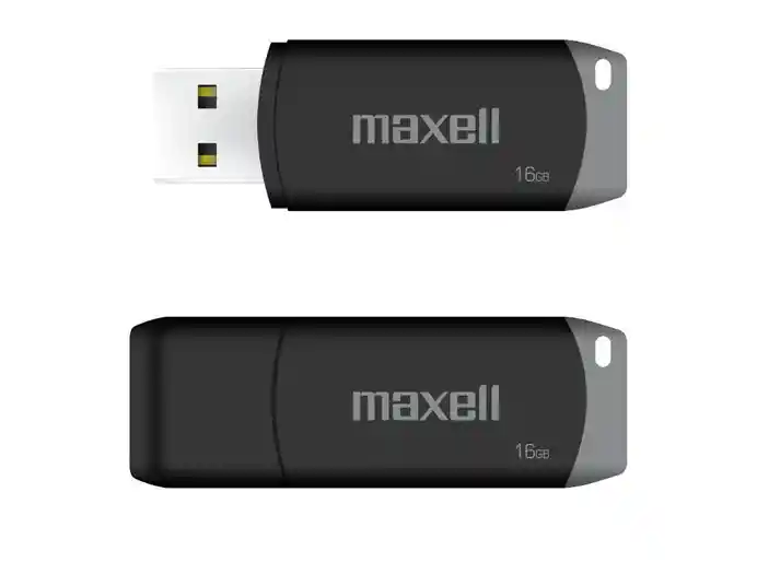 Pendrive Usb 2.0 16gb Maxell Negro/gris