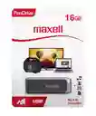 Pendrive Usb 2.0 16gb Maxell Negro/gris