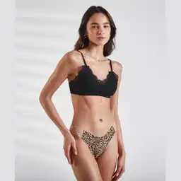 Bralette Encaje S Negro