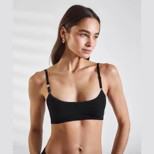 Bralette Doble Uso Xs Negro