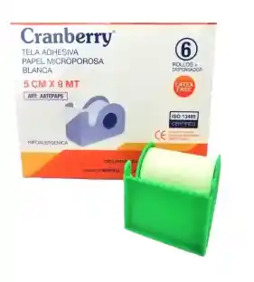 Cinta De Papel Blanca Microporosa 2.5 Cm X 9 Mt