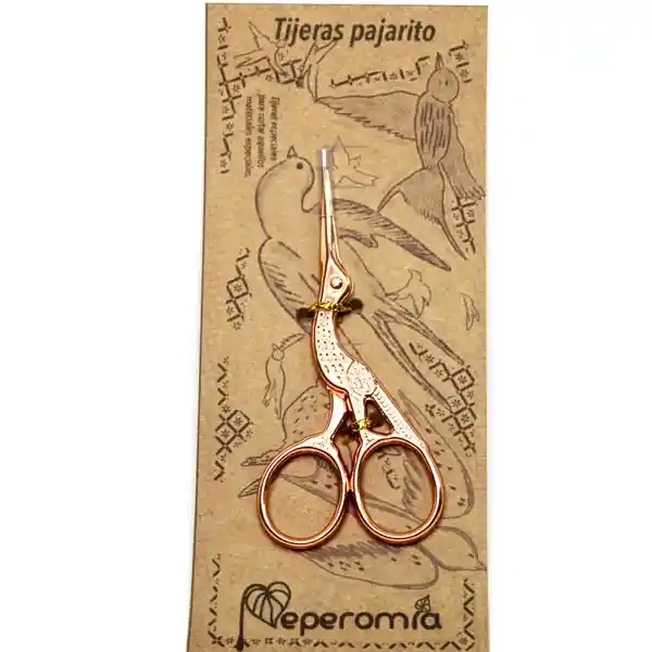 Tijera Pequeña Cobre