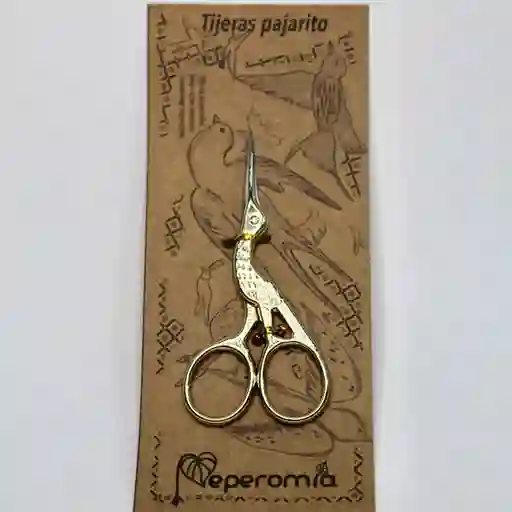 Tijera Pequeña Dorada