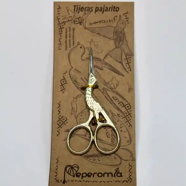 Tijera Pequeña Dorada