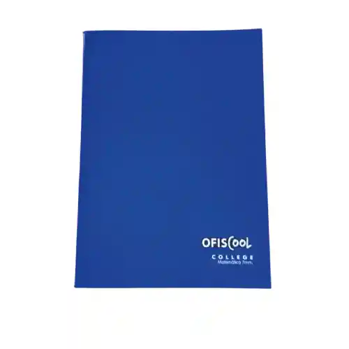 Cuaderno College 80 Hojas Matemáticas 7 Mm