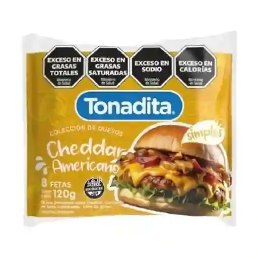 Queso Cheddar 120g Tonadita