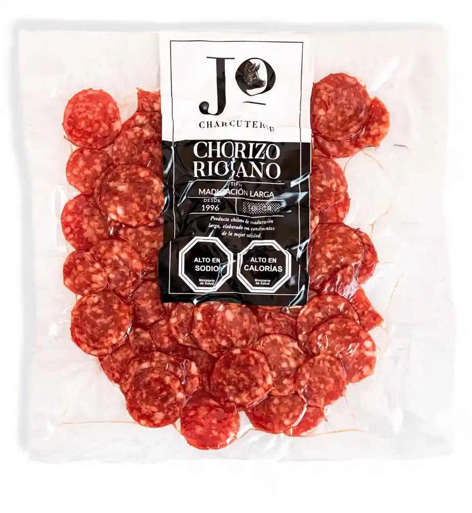 Chorizo Riojano Laminado 100g Jo Charcuterie