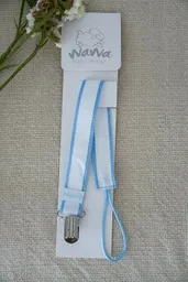 Porta Chupete Celeste U