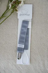 Porta Chupete Gris U