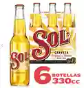 Six Pack Cerveza Sol