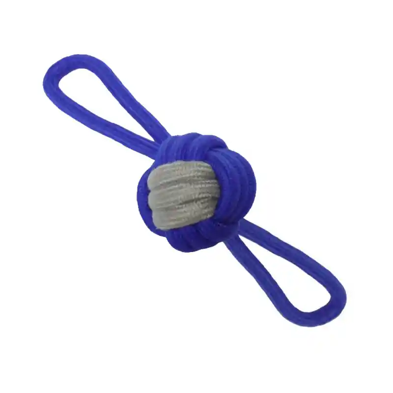 Juguete Para Perros Cuerda Con Pelota Y Agarre Para Mascotas
