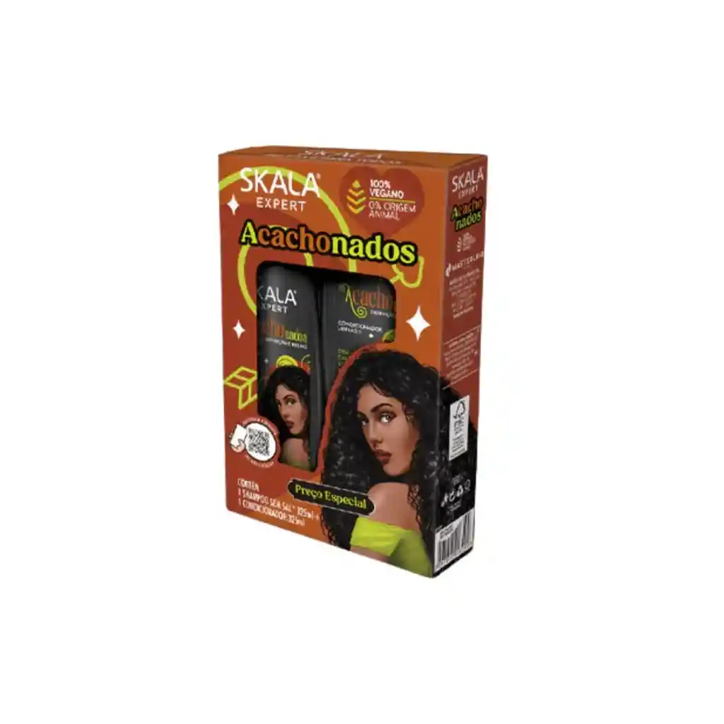 Kit Champú Y Acondicionador Acachonados Skala 325ml