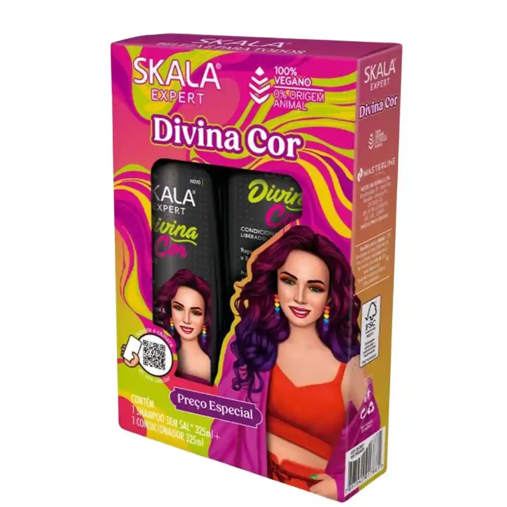 Kit Shampoo Skala Restaurador Expert Divina Cor