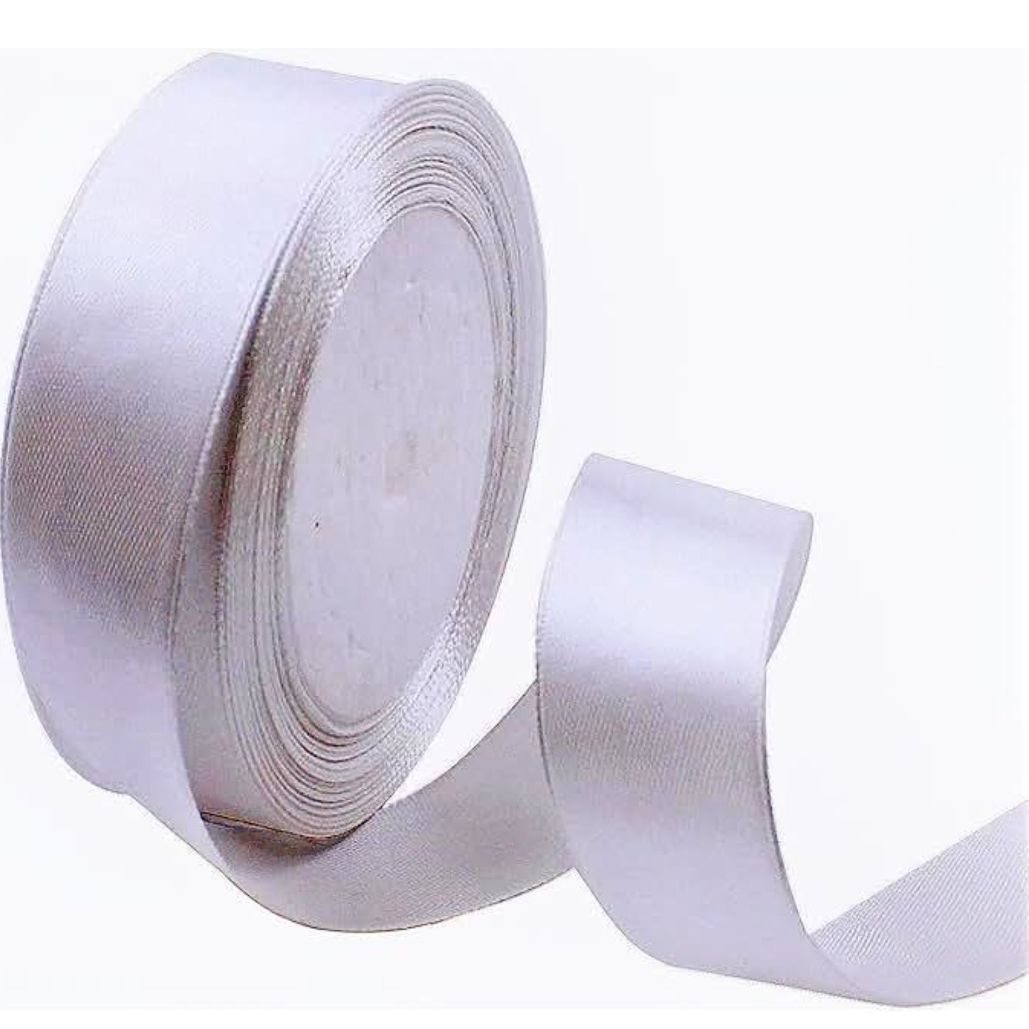 Cinta Genero Raso Satín 2.5cm X 20mtrs Blanco - Rappi