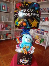 Caja Decorada Con Peluche