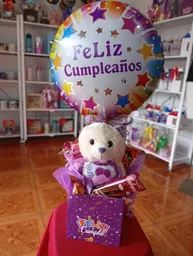 Caja Decorada Con Peluche