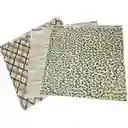 Block Papel Navidad 30.5x30.5cm Ambas Caras Stickers 15 Hjs American Crafts