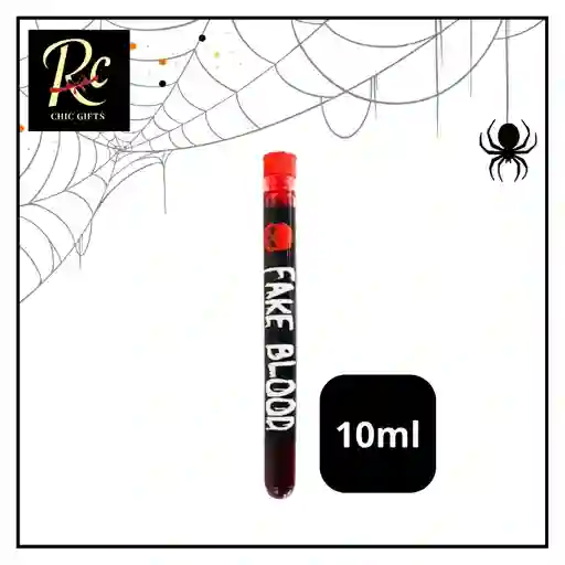 Sangre Falsa Halloween 10ml - Maquillaje De Efectos Realista - Regalos Chic