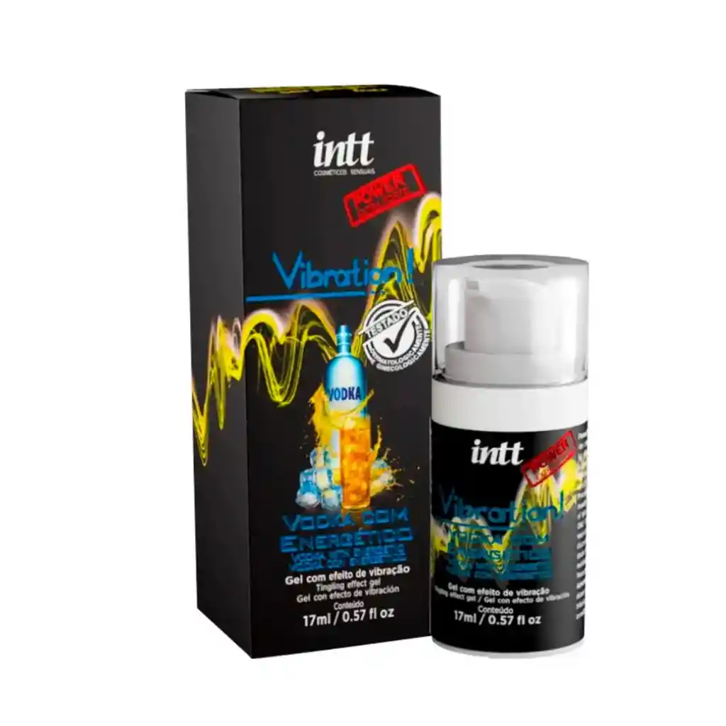 Gel Vibrante Vodka Con Energética