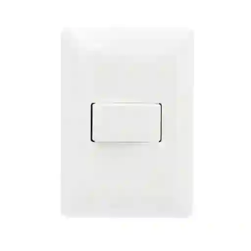 Interruptor Simple Pared Muro 250v 10a Philco Blanco