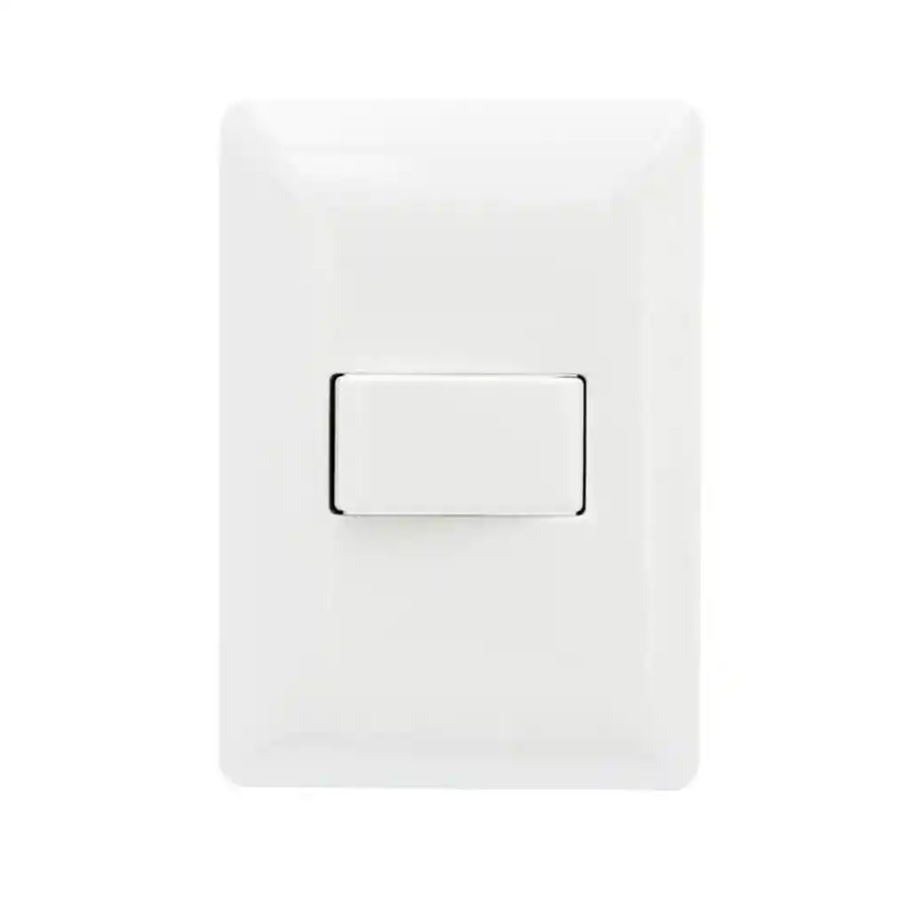 Interruptor Simple Pared Muro 250v 10a Philco Blanco