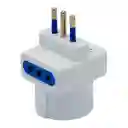 Enchufe Adaptador Schuko Triple Philco