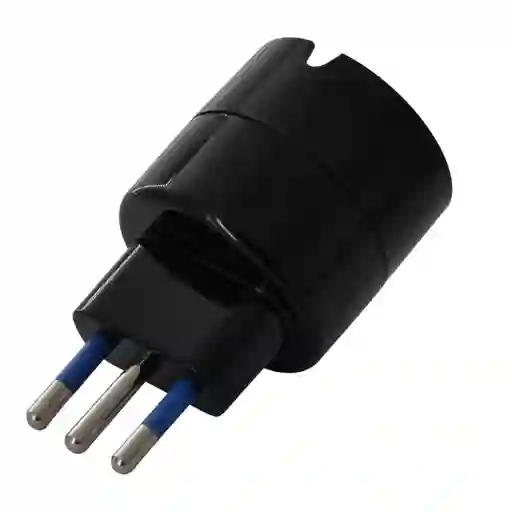 Adaptador Schuko 10a 250v 1500w Protección Me-1109n Macrotel