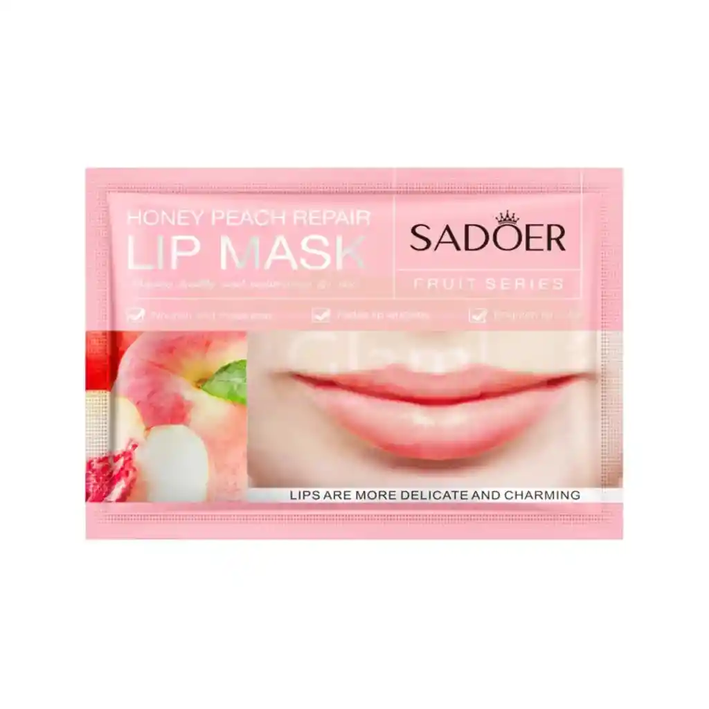 Mascarilla Labial Sadoer Hidratante Durazno Con Miel