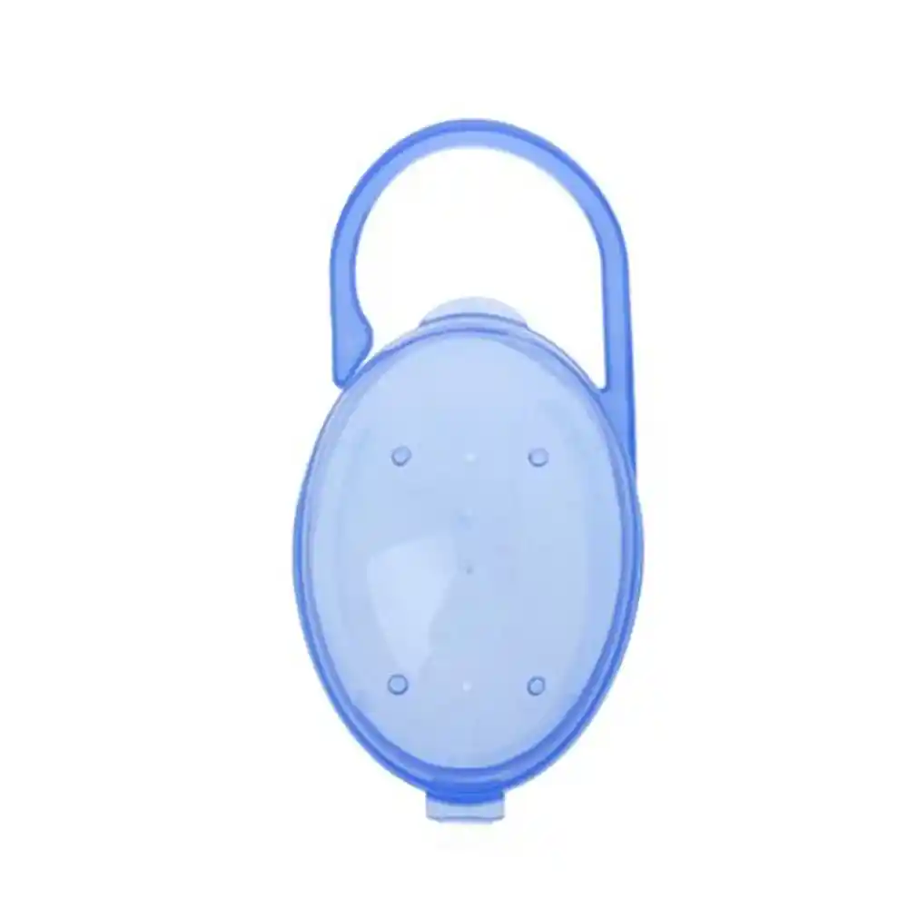 Caja De Almacenamiento Para Chupetes Porta Chupete Viaje (azul)
