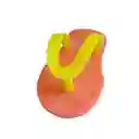 Mordedor Silicona Para Bebe Chala Para Denticion Rasca Encia (naranjo)