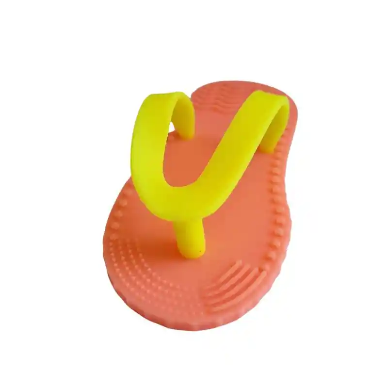 Mordedor Silicona Para Bebe Chala Para Denticion Rasca Encia (naranjo)