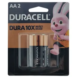 Pack 2 Pilas Alcalinas Aa Duracell Blister