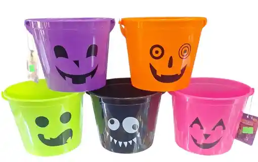 Balde Para Dulces Diseño Halloween 410436