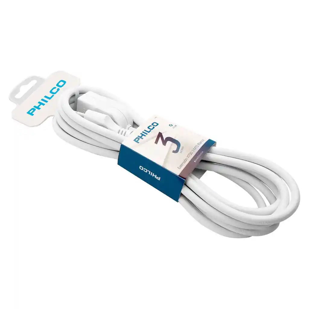 Alargador Extensión Eléctrica 3 Mts Philco